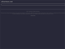 Tablet Screenshot of allcartoon.net